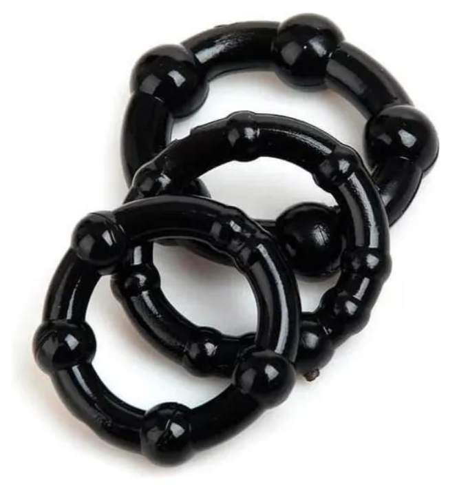 Triple pack Anillo Negros