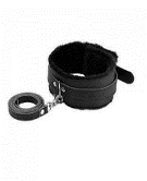 Collar Sado de Ecocuero con Interior Felpudo Negro