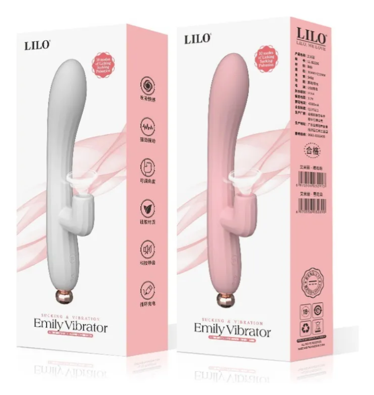 Vibrador Con Succionador lilo Emily