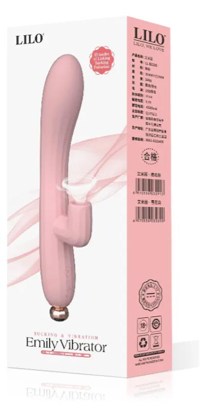 Vibrador Con Succionador lilo Emily