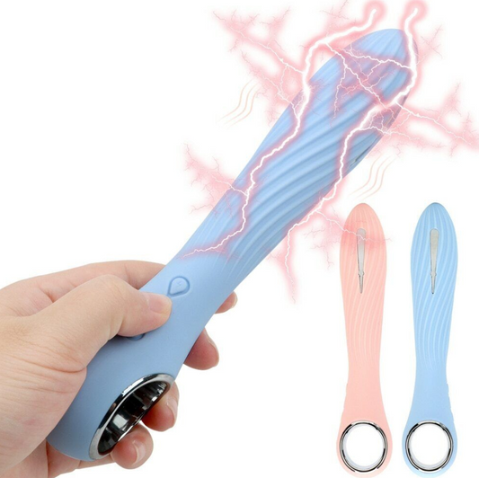 Vibrador Ergonómico con Estimulación de Electroshock
