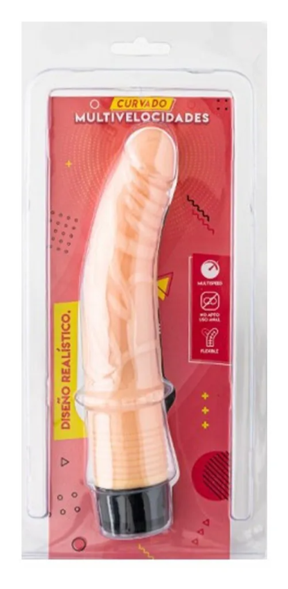Vibrador Curvo Regulable 20x3,5cm