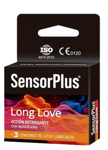 Preservativo Sensor Plus - Long Love retardante