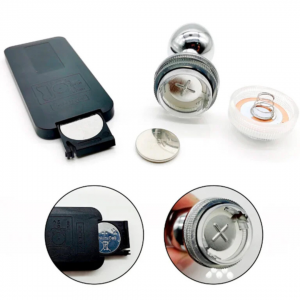 Plug Anal Metálico Con Luz Led S