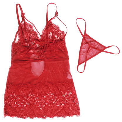 Babydoll De Diseño Ajustado En Burdeos XXXL