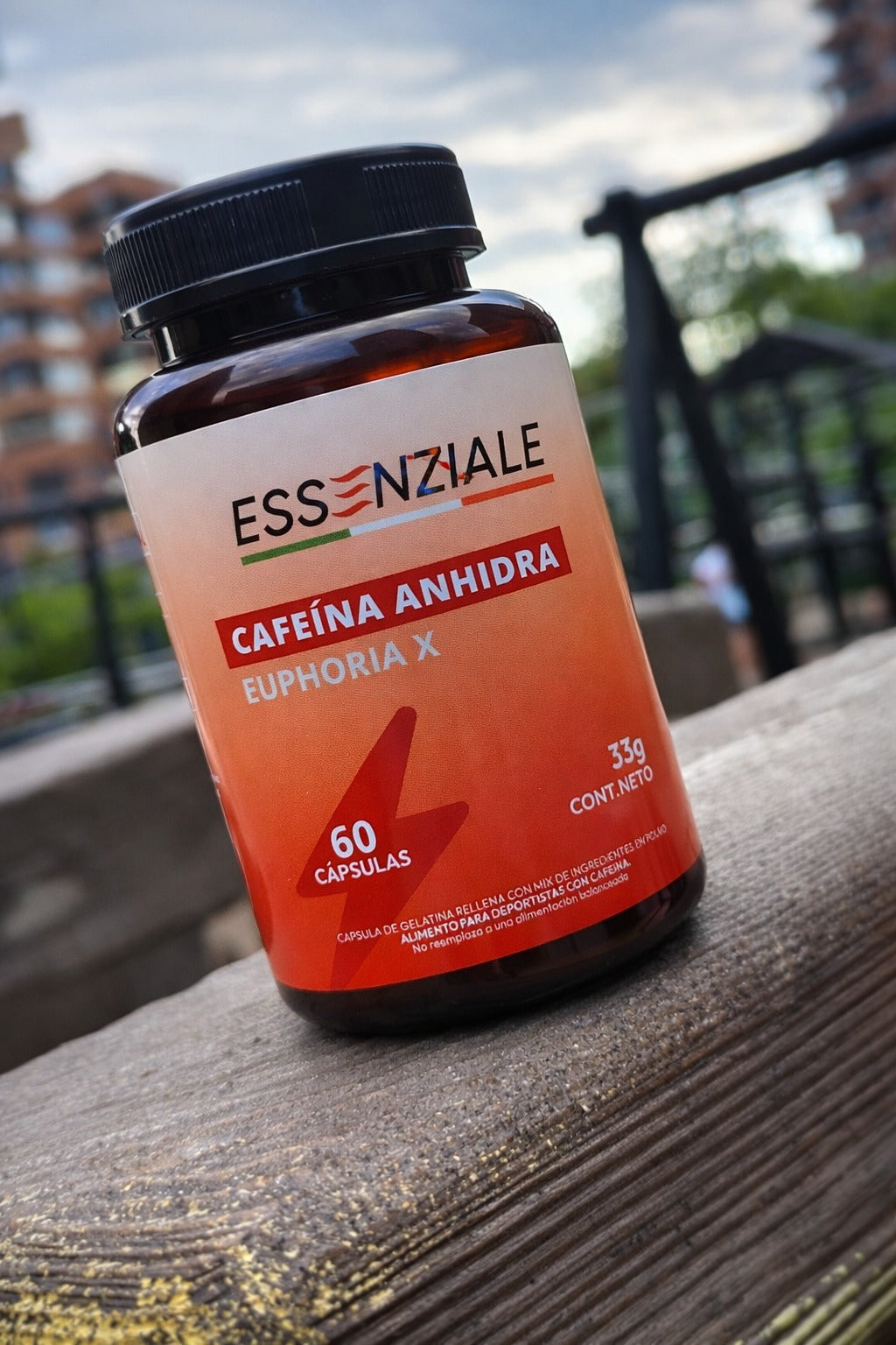 CAFEÍNA ANHIDRA 250mg,  60 CAPSULA, ESSENZIALE